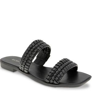 BCBGeneration Lara Dual Strap Flat Sandals